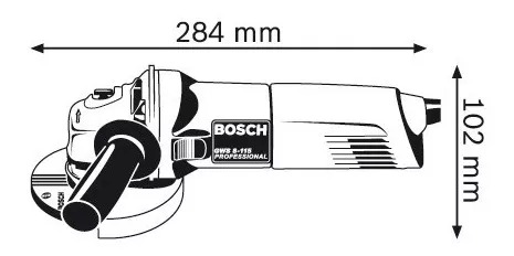 AMOLADORA 115mm 4 1/2'' 850W GWS 850 - BOSCH