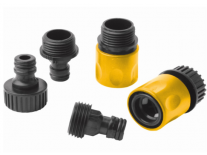 KIT CONECTORES MACHO - HEMBRA 3/4" STOP - STANLEY - OUTLET - DISCONTINUOS