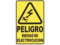 CALCO 10 x 15 RIESGO DE ELECTROCUCION - BM